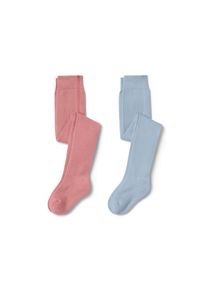 Tchibo - Dětsk&eacute; punčoch&aacute;če - pro d&iacute;vky - vel. 110/116 - barva: modr&aacute;