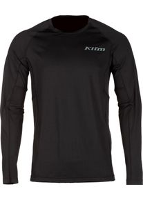 Klim Aggressor -1.0, functional shirt longsleeve , color: Black , size: XXL