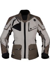 Modeka Panamericana II, textile jacket waterproof women , color: Beige/Brown , size: 42