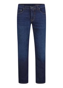 Velk&eacute; Velikosti - Pierre Cardin - Raw dž&iacute;ny Lyon s kontrastn&iacute;m pro&scaron;&iacute;v&aacute;n&iacute;m, Tapered Fit - 64 - Světle Modr&aacute;