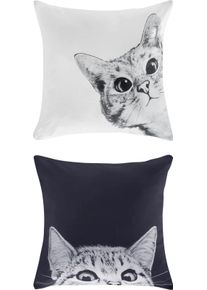 HEINE HOME unisex Pol&scaron;t&aacute;ř čern&aacute;-b&iacute;l&aacute; ,velikost 40x40 cm