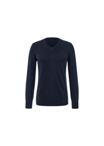 Tchibo - Svetr s v&yacute;střihem do V - pro muže - vel. XXL 60/62 - barva: modr&aacute;