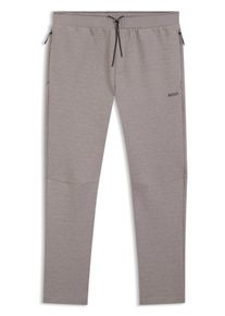 Velk&eacute; Velikosti - BOSS Green - Hladk&eacute; tepl&aacute;ky s elastick&yacute;m pasem a stahovac&iacute; &scaron;ňůrkou - 6XL - Světle &scaron;ed&aacute;