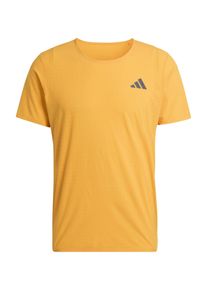 adidas Performance Funkčn&iacute; tričko 'ADIZERO' tmavě &scaron;ed&aacute; / oranžov&aacute; / čern&aacute; S