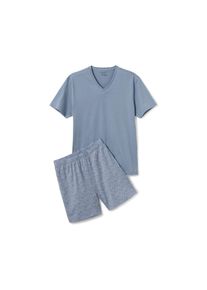 Tchibo - Kr&aacute;tk&eacute; pyžamo - pro muže - vel. XXL 60/62 - barva: modr&aacute;/paisley