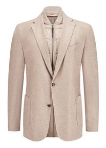 Velk&eacute; Velikosti - Windsor - Měkk&eacute; sako s odn&iacute;matelnou vsadkou - 62 - B&eacute;žov&aacute;