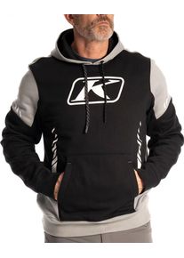 Klim Portage, hoodie , color: Black/Light Grey , size: XL