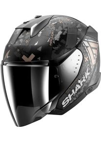 SHARK Skwal i3 Jet Hellcat, open face helmet , color: Matt Black/Silver , size: XXL