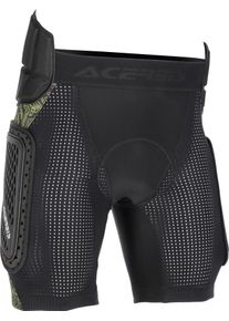 Acerbis Hard Rush, protector shorts , color: Black/Yellow , size: XXL