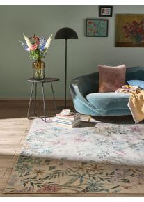 benuta Nest Prateln&yacute; koberec Milly V&iacute;cebarevn&aacute;/B&iacute;l&aacute; 160x230 cm Rostliny a květiny