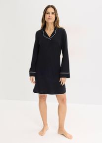 Nočn&iacute; ko&scaron;ile z měkk&eacute; bavlny | Čern&aacute; | Vel. 52/54 (XXL) | 100% bavlna| bonprix