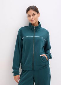 Velmi měkk&aacute; sportovn&iacute; bunda s modalem | Petrolejov&aacute; | Vel. 36/38 (S) | Modal| bonprix