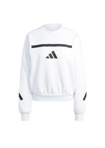 adidas Sportswear Ženy Sportovn&iacute; mikina 'Z.N.E.' čern&aacute; / b&iacute;l&aacute; S