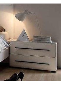 Kasvo HARMONY nočn&iacute; stolek b&iacute;l&aacute;/b&iacute;l&aacute; lesk