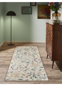 benuta Nest Běhoun Milly V&iacute;cebarevn&eacute; 80x240 cm Rostliny a květiny