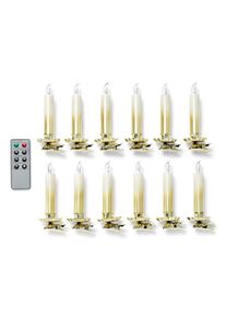 Tchibo - Sv&iacute;čky na v&aacute;nočn&iacute; stromeček s LED - barva: b&iacute;l&aacute;