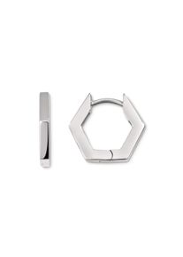 Tchibo - Kreolky ze stř&iacute;bra 925 - barva: stř&iacute;brn&aacute;