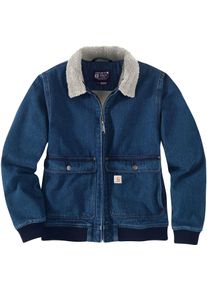 Carhartt Denim-Sherpa, jeans jacket women , color: Blue (H87) , size: S