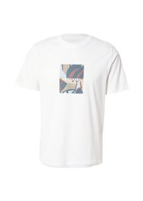 Jack & Jones JACK & JONES Muži Tričko chladn&aacute; modr&aacute; / olivov&aacute; / b&iacute;l&aacute; S