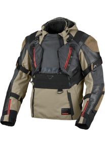 Macna Tryton, textile jacket waterproof , color: Light Grey/Black , size: XXL