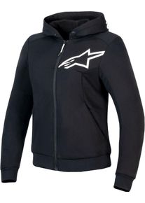 Alpinestars Stella Chrome V2 Sport, textile jacket women , color: Black/White , size: M