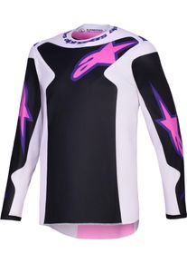 Alpinestars Fluid Grid, jersey , color: Black/Light Grey/Pink/Purple , size: XL