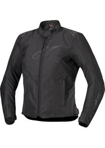Alpinestars Stella T-SPS V2, textile jacket waterproof women , color: Black/Black , size: L
