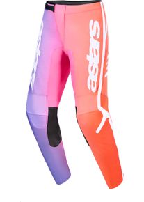 Alpinestars Fluid Apex, textile pants , color: Orange/Purple/Pink/White , size: 36