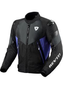 Revit Control H2O, textile jacket waterproof , color: Black/Blue , size: XL