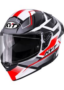 KYT R2R Parsec, full face helmet , color: Grey/White/Red/Black , size: XS