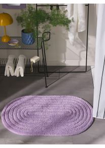 benuta Pop Koupelnov&aacute; rohožka Nia Fialov&aacute; 50x80 cm Geometrick&eacute;, Uni