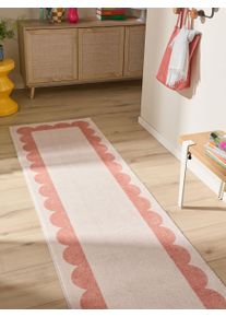 benuta Pop Prateln&yacute; koberec Frame Oranžov&aacute; 70x240 cm Hranice,Trendov&yacute; vzhled