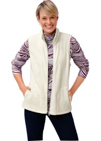 Damske Fleecov&aacute; vesta se stoj&aacute;čkem ecru ,velikost 56