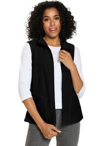 Damske Fleecov&aacute; vesta se stoj&aacute;čkem čern&aacute; ,velikost 56