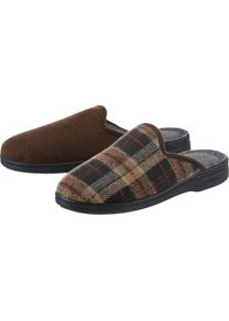 Panske Pantofle ve v&yacute;hodn&eacute;m balen&iacute; po 2 kusech hněd&aacute;-kostka ,velikost 40