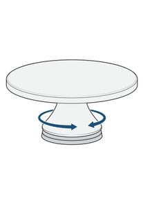 Tchibo - Točna na dort - barva: žlut&aacute;