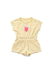 Tchibo - Dětsk&yacute; overal - pro d&iacute;vky - vel. 98/104 - barva: b&iacute;l&aacute;/s potiskem