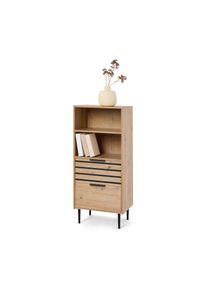 Tchibo - Reg&aacute;l &raquo;Baaken&laquo; se 2 z&aacute;suvkami - barva: čern&aacute;