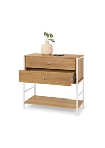 Tchibo - Komoda &raquo;Grade&laquo; se 2 z&aacute;suvkami - barva: b&iacute;l&aacute;