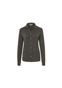 Tchibo - Halenkov&eacute; triko s knofl&iacute;kovou l&eacute;gou - pro ženy - vel. XL 48/50 - barva: &scaron;ed&aacute;