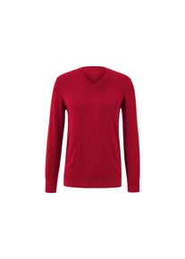 Tchibo - Svetr s v&yacute;střihem do V - pro muže - vel. XL 56/58 - barva: červen&aacute;