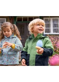 Tchibo - Dětsk&aacute; softshellov&aacute; bunda - pro miminko - vel. 98/104 - barva: modr&aacute;