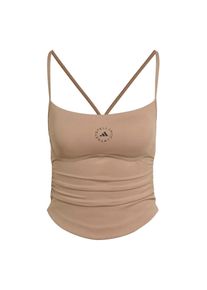 adidas by Stella McCartney Ženy Sportovn&iacute; top cappuccino / čern&aacute; XS