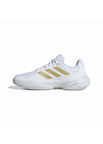 adidas Performance Ženy Sportovn&iacute; boty 'CourtJam Control 3' zlat&aacute; / b&iacute;l&aacute; 3.5