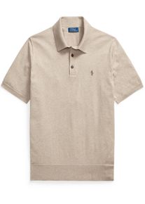 Velk&eacute; Velikosti - Polo Ralph Lauren - Měkk&eacute; žerzejov&eacute; polo tričko s v&yacute;&scaron;ivkou pon&iacute;ka - XLT - B&eacute;žov&aacute;