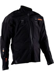 Leatt Adventure Rally 7.5 Hydradri V26, textile jacket waterproo , color: Black/Grey , size: M