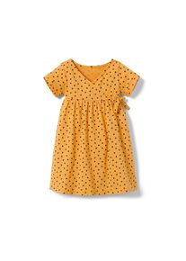 Tchibo - D&iacute;vč&iacute; žerzejov&eacute; &scaron;aty - pro d&iacute;vky - vel. 110/116 - barva: čern&aacute;/s punt&iacute;ky