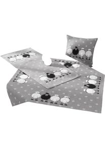 unisex Ubrus světle&scaron;ed&aacute; ,velikost 40x40 cm - Povlak na pol&scaron;t&aacute;ř