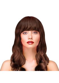 Paruka hn�d� dlouh� vlnit� vlasy