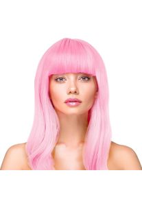 Paruka rovn� dlouh� r��ov� vlasy